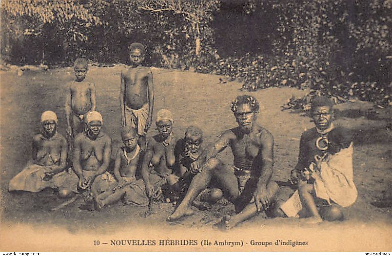 VANUATU - Ambrym Island - Native group - Publ. Unis France 10