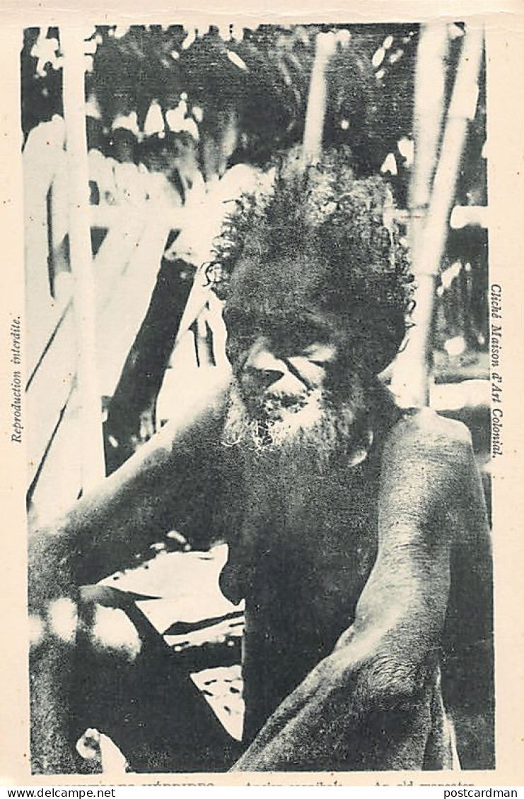 Vanuatu - An old cannibal - Publ. La Maison d'Art Colonial