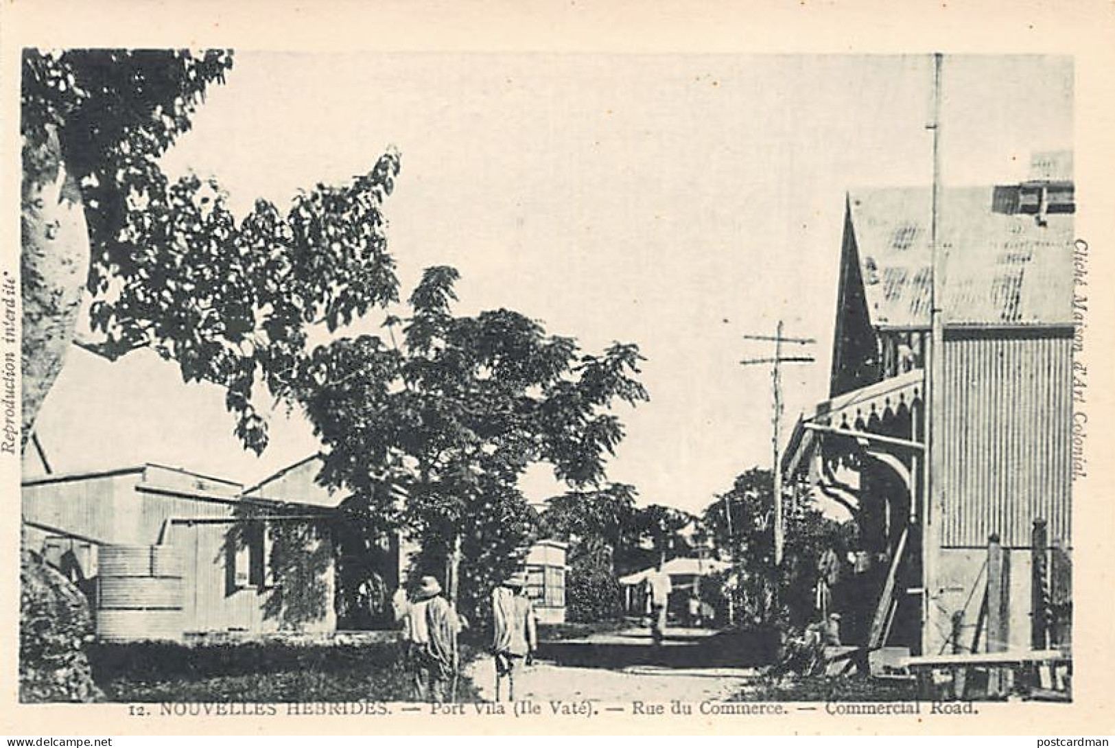 Vanuatu - PORT VILA - Rue du Commerce - Publ. La Maison d'Art Colonial