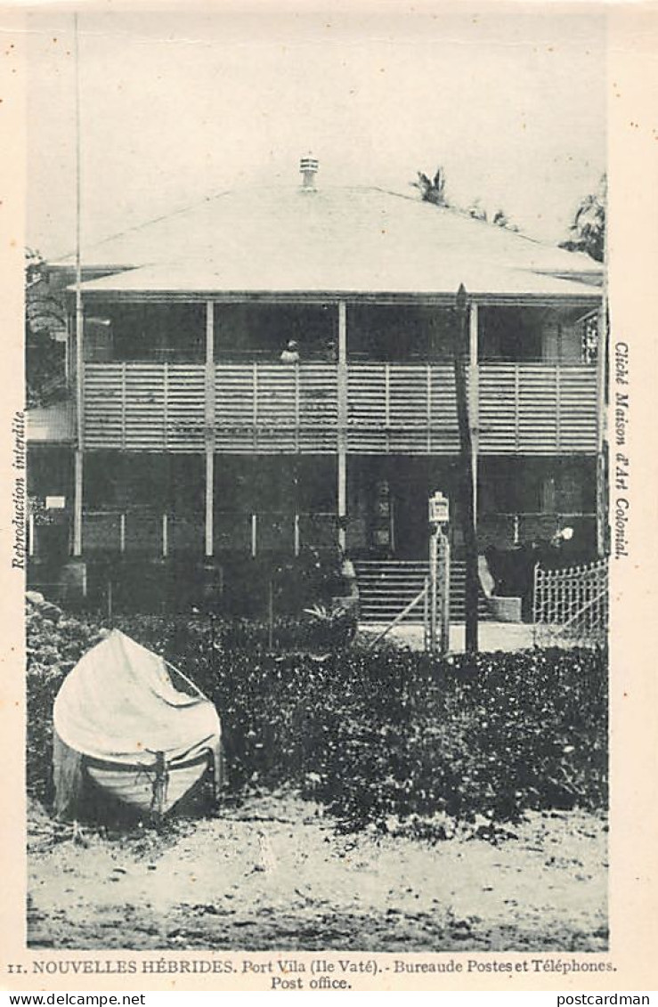 Vanuatu - PORT VILA - The post office - Publ. La Maison d'Art Colonial
