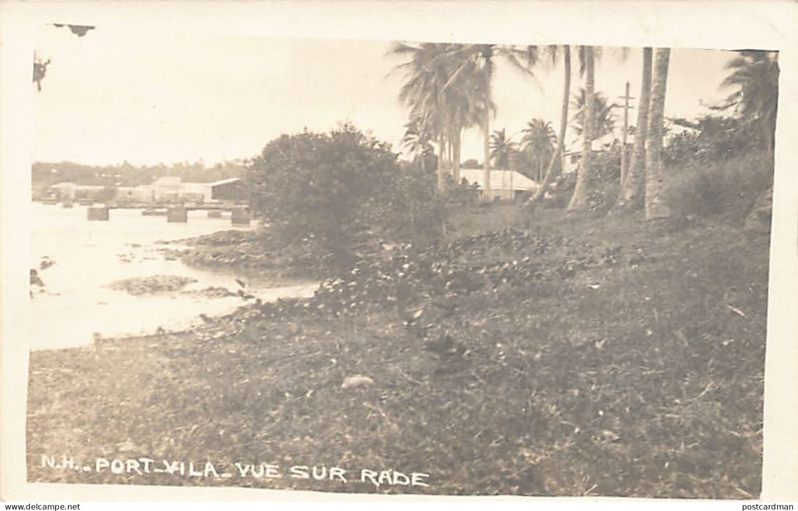 Vanuatu - PORT VILA - View of the natural harbour - REAL PHOTO - Publ. unknown