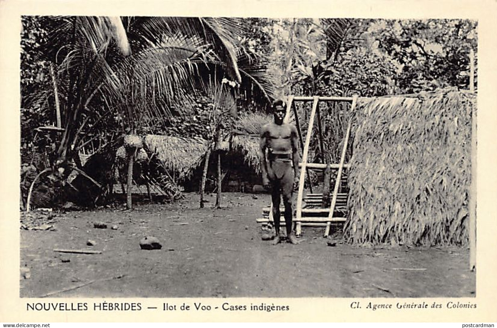 Vanuatu - VOO ISLAND - Native huts - Publ. Agence Générale des Colonies