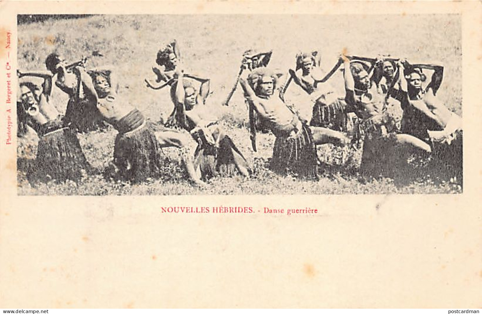 Vanuatu - War dance - Publ. A. Bergeret