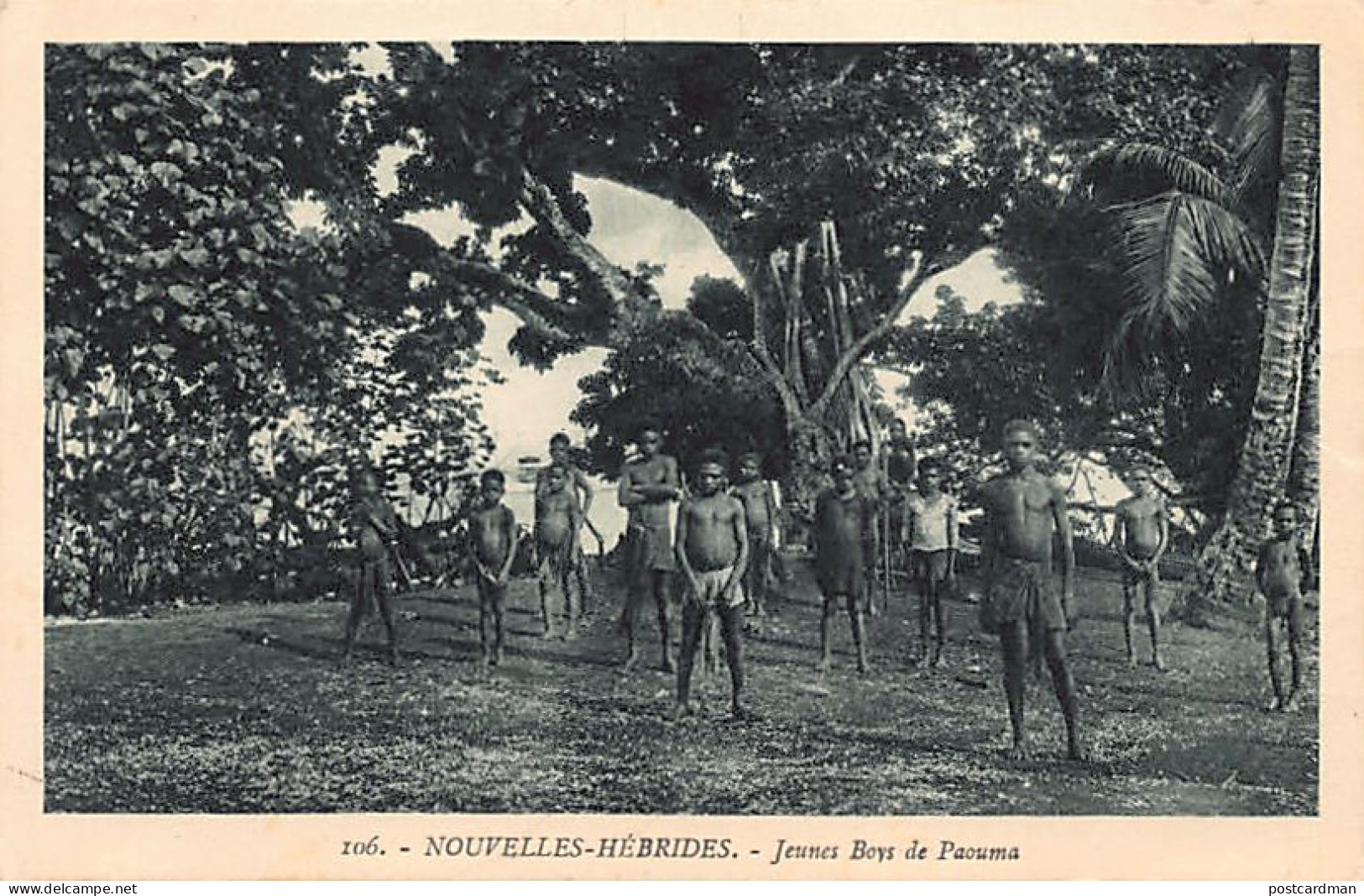Vanuatu - Young boys from Paouma - Publ. C.F.N.H. 106