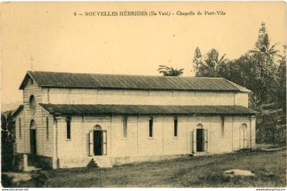 New Hebrides Vanuatu Efate Vate Island Chapel