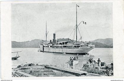 New Hebrides Vanuatu Sandwich Malekula Paquebot