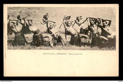 VANUATU - NOUVELLES HEBRIDES - DANSE GUERRIERE