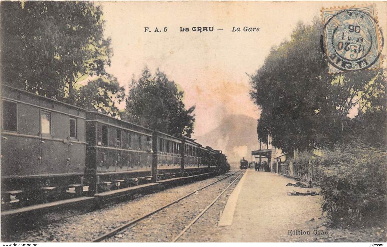 VAR  83  LA CRAU - LA GARE - TRAIN