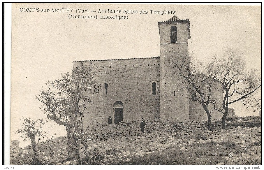 Var : Comps sur Artuby, Ancienne Eglise des Templiers