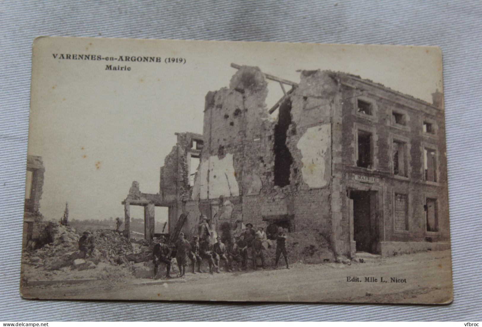 Varennes en Argonne, mairie, Meuse 55