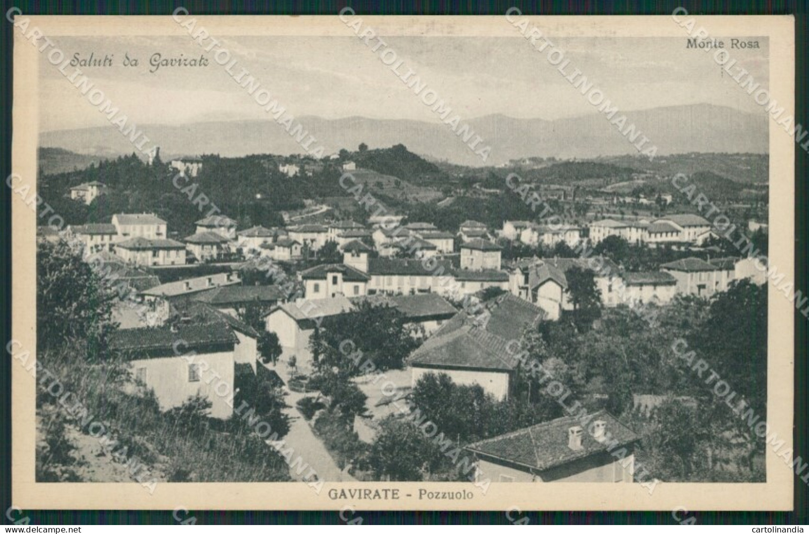Varese Gavirate cartolina QK8415