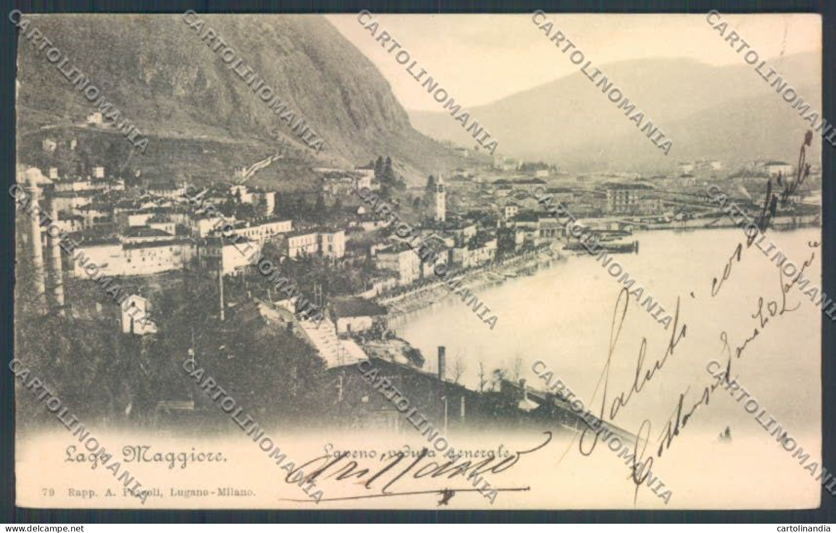 Varese Laveno cartolina LQ8247