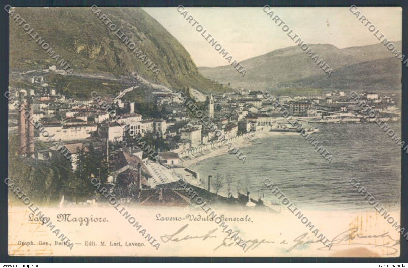 Varese Laveno cartolina LQ8274