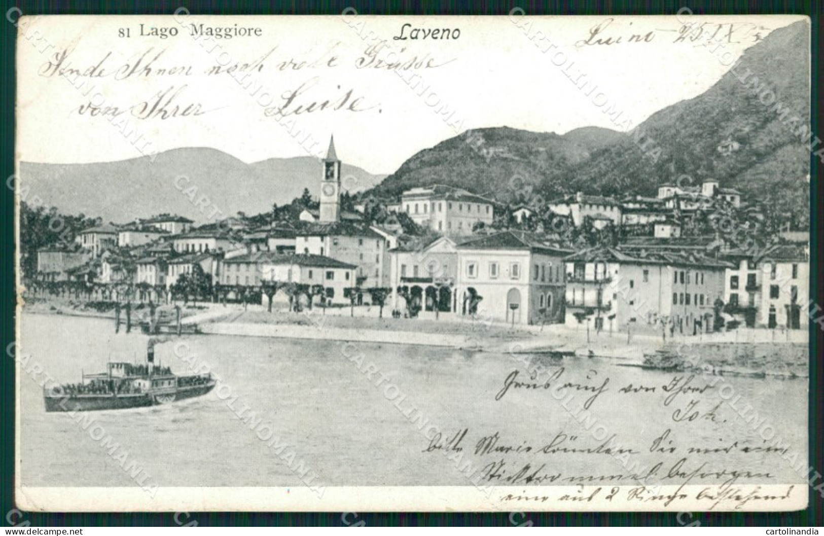 Varese Laveno cartolina QK9585