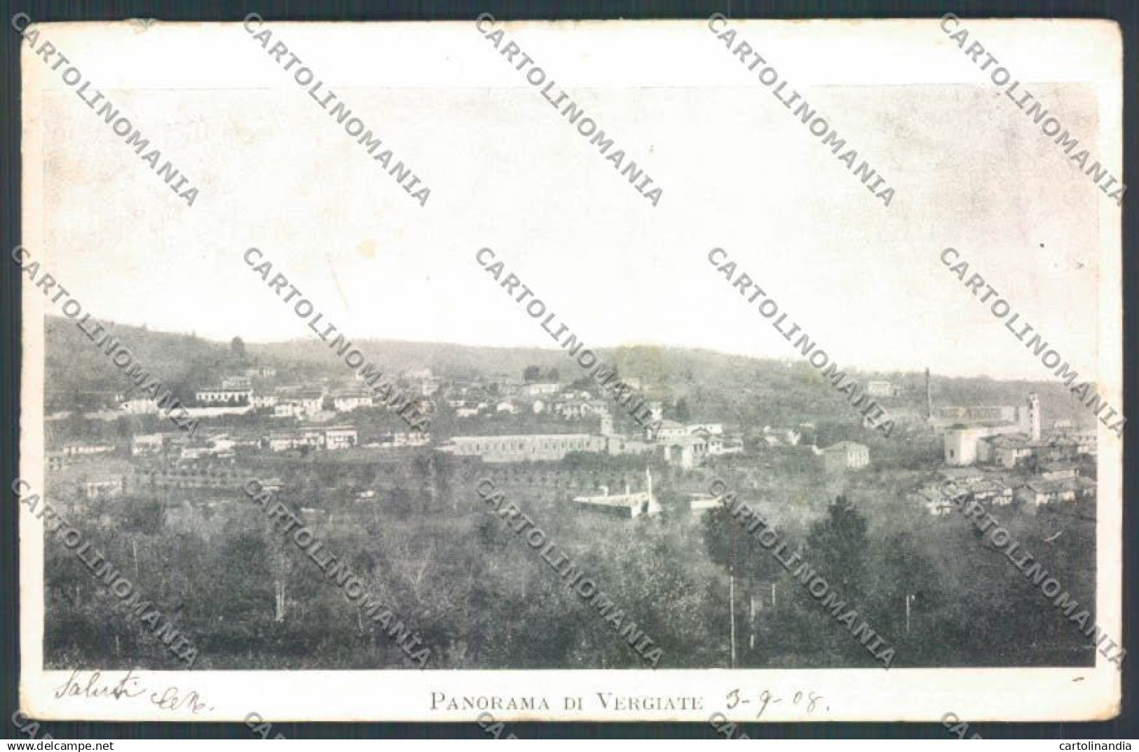 Varese Vergiate cartolina LQ8761