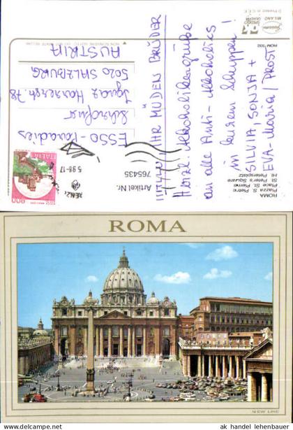 765435 Rom Petersplatz Rom Italy Vatikan