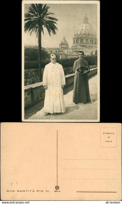 Postcard Vatikanstadt Rom Vatikan SUA SANTITÀ PIO XI. 1929