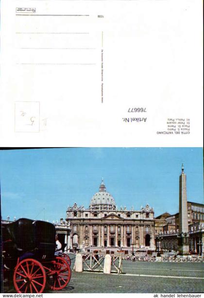 766677 Vatikanstadt Petersplatz Vatikanstadt Vatican City Vatikan