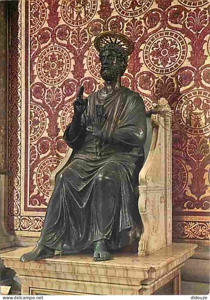 Carte Postale - Vatican - La Basilique Saint Pierre - Statue de Saint Pierre - Art - Sculpture - CPM - Voir Scans Recto-