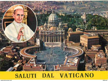 Carte Postale - Vatican - Saluti dal vaticano - Pape - Città del Vaticano - CPM - Voir Scans Recto-Verso