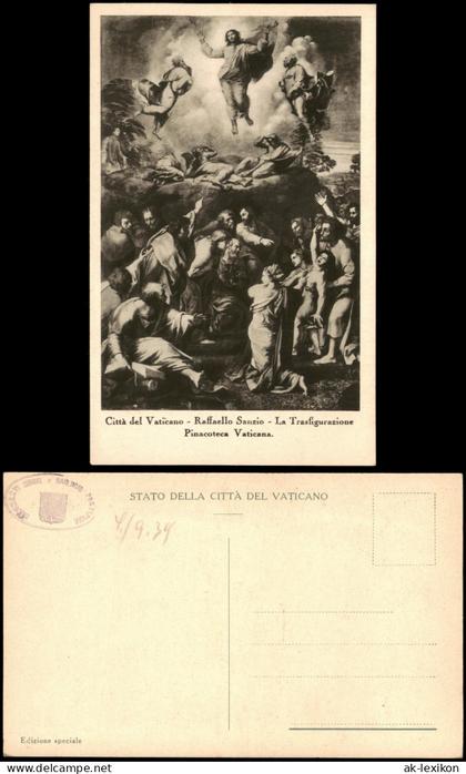 Vatikanstadt Rom Città del Vaticano Raffaello Sanzio Pinacoteca Vaticana 1934
