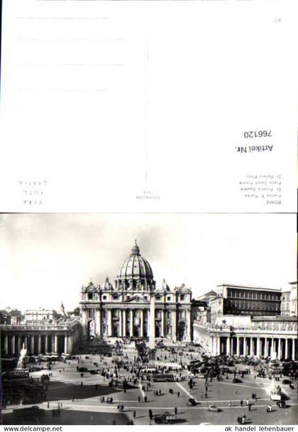 766120 Rom Petersplatz Rom Italy Vatikan