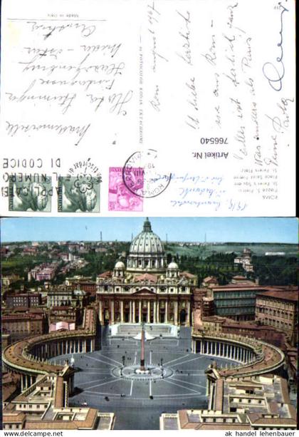766540 Rom Petersplatz Rom Italy Vatikan