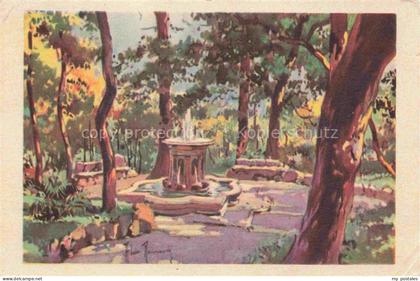 Vatican VATICANO Vatican-City Giardini Vaticani Una Fontana Benedetto XV