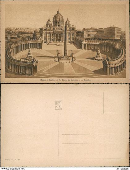 Vatikanstadt Rom Basilica di S. Pietro in Vaticano Facciata 1910