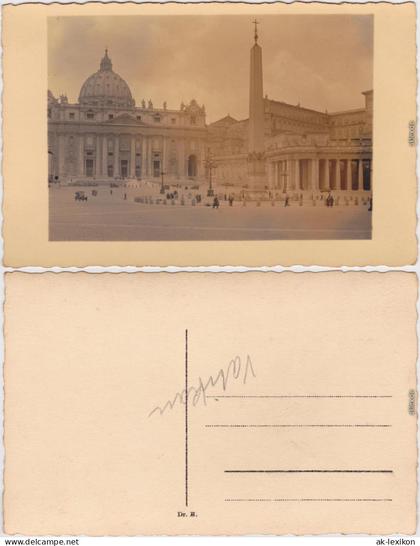 Vatikanstadt Rom Petersplatz / Piazza San Pietro 1932 Privatfoto