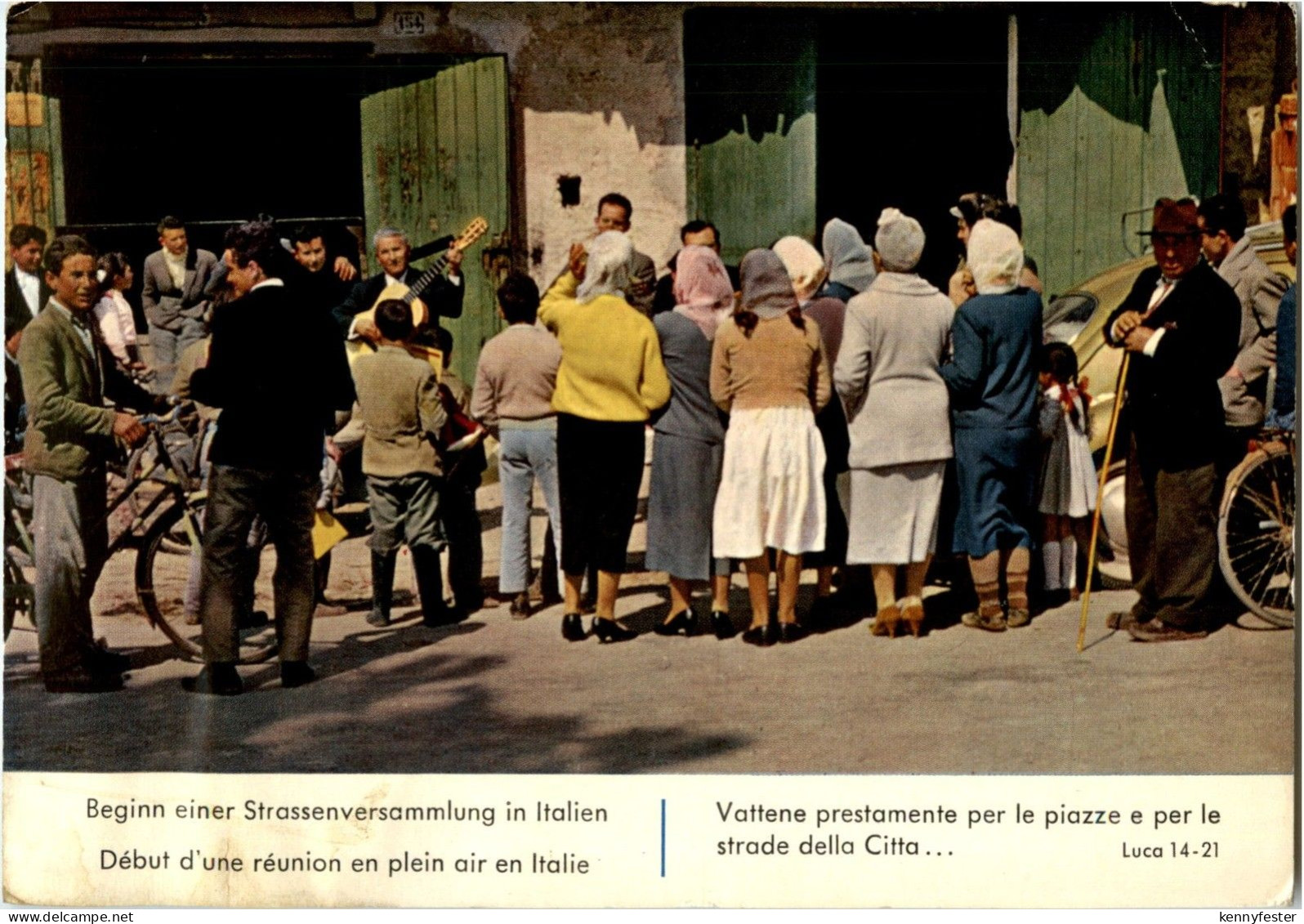 Vattene prestamente per le piazze e per le strade dell Citta