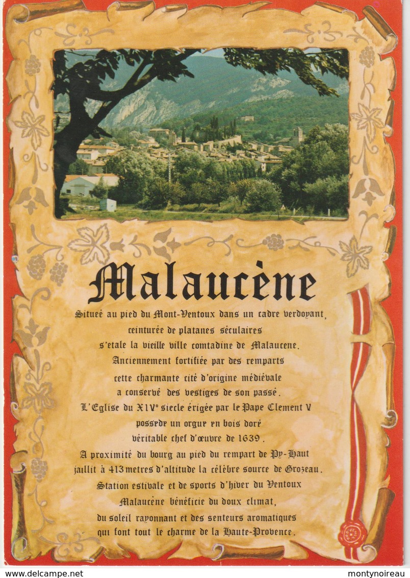 Vaucluse : MALAUCENE  : vue