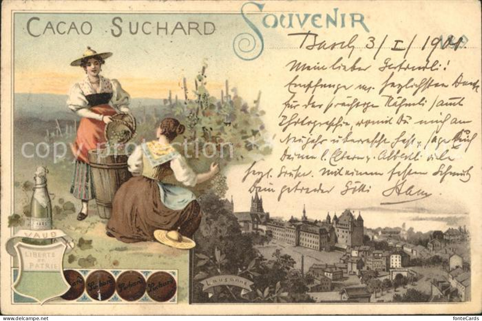 Vaud Le Cacao Suchard Souvenir Lausanne