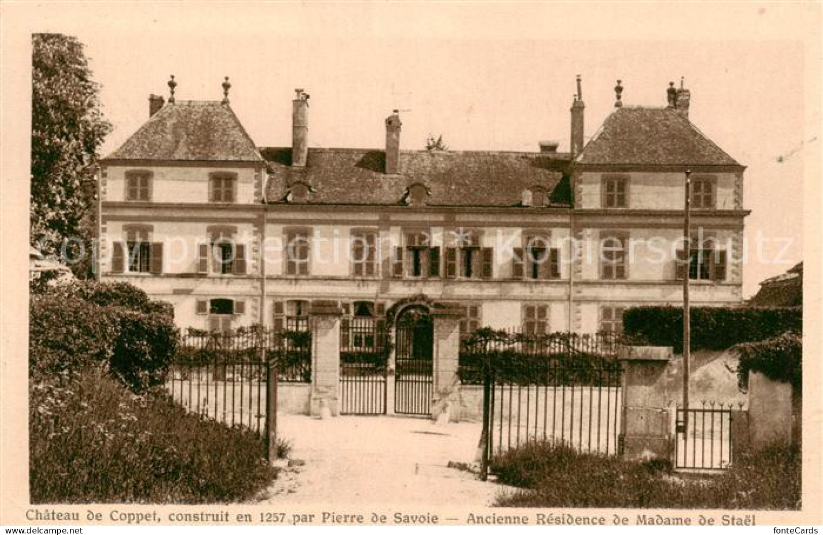 Vaud Le Chateau de Coppet Ancienne Residence de Madame de Stael