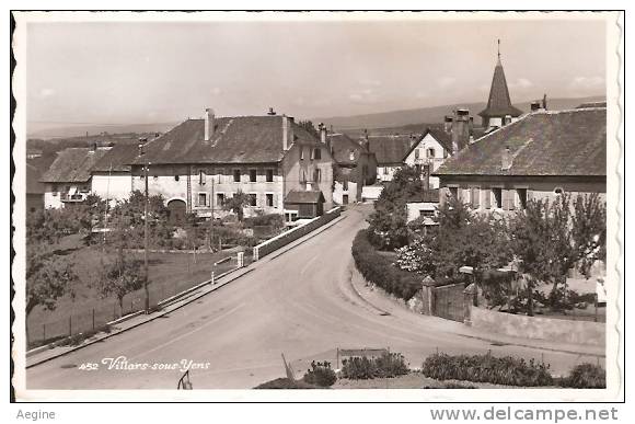 VAUD -ref no 182- villars sous yens  - bon etat