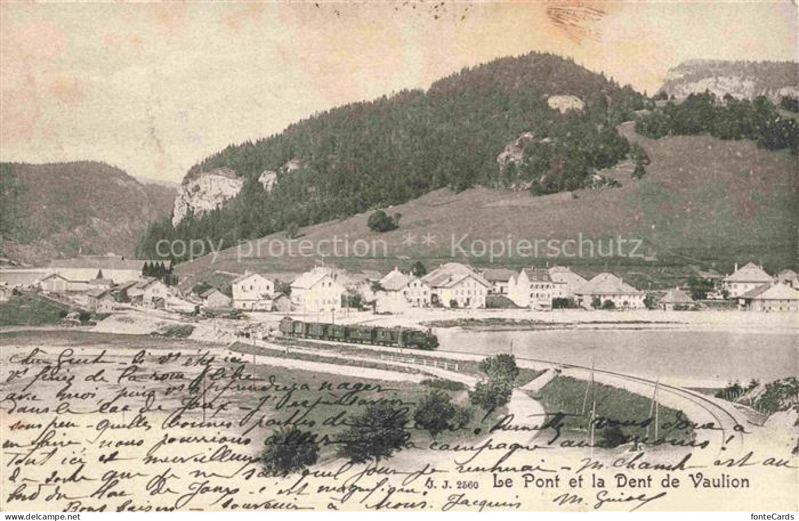 Vaulion Orbe VD Le Pont et la Dent de Vaulion