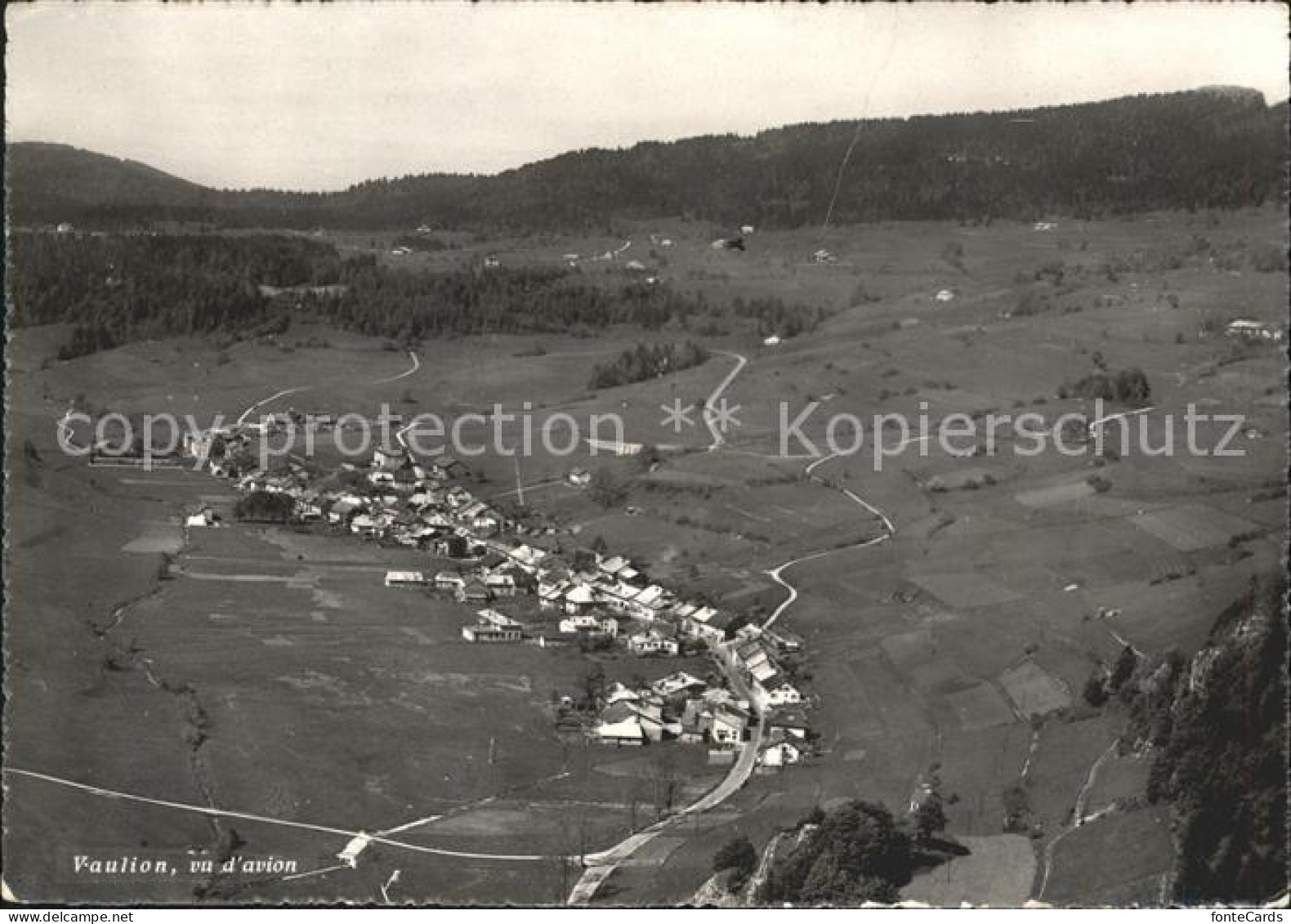 Vaulion Vue aerienne