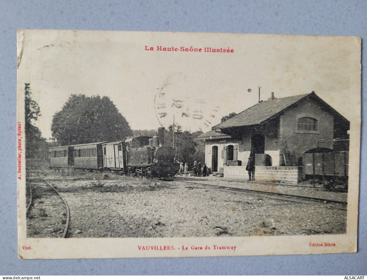 Vauvillers , la gare du tramway , train