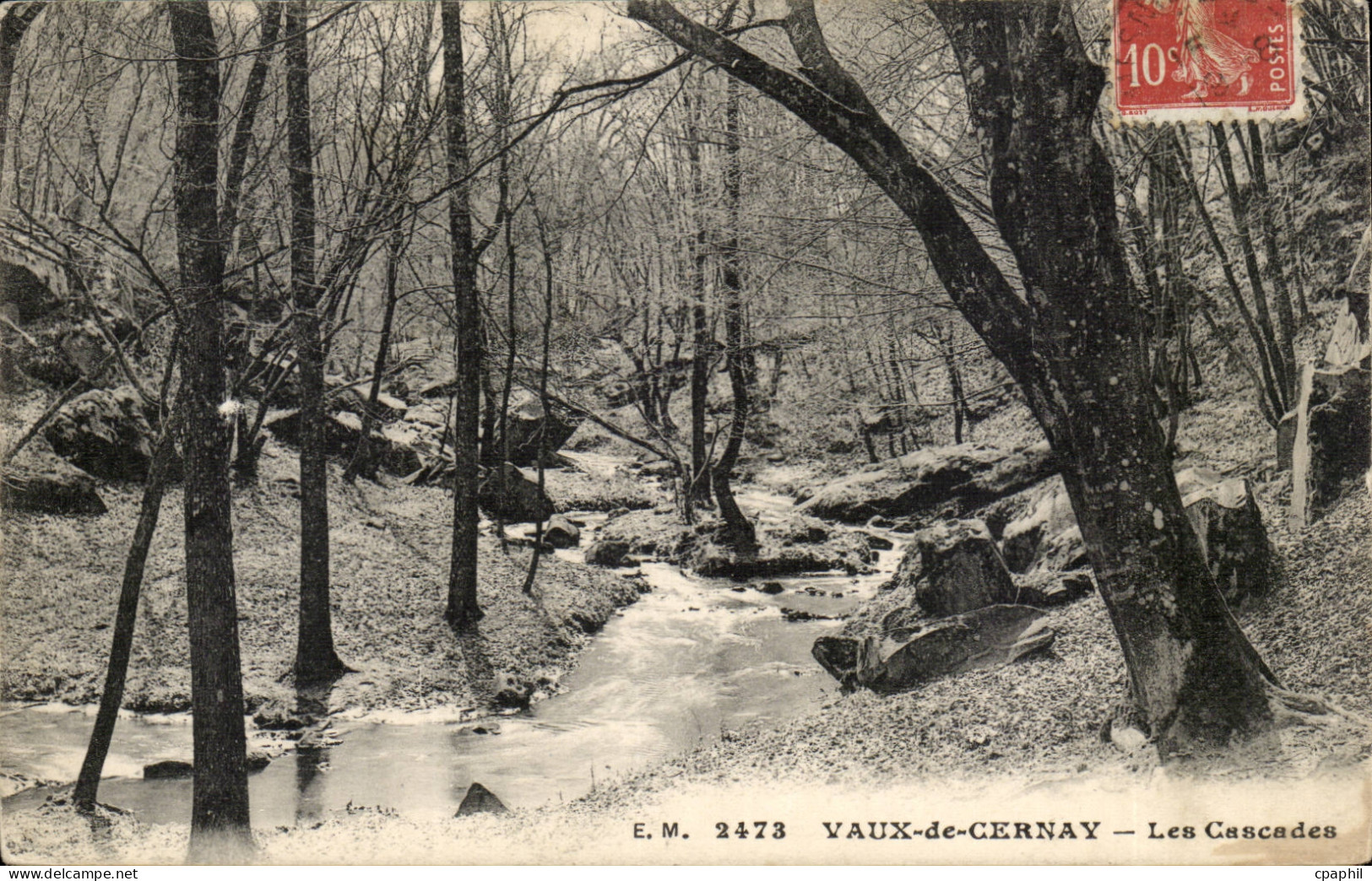 Vaux de Cernay CPA Les cascades