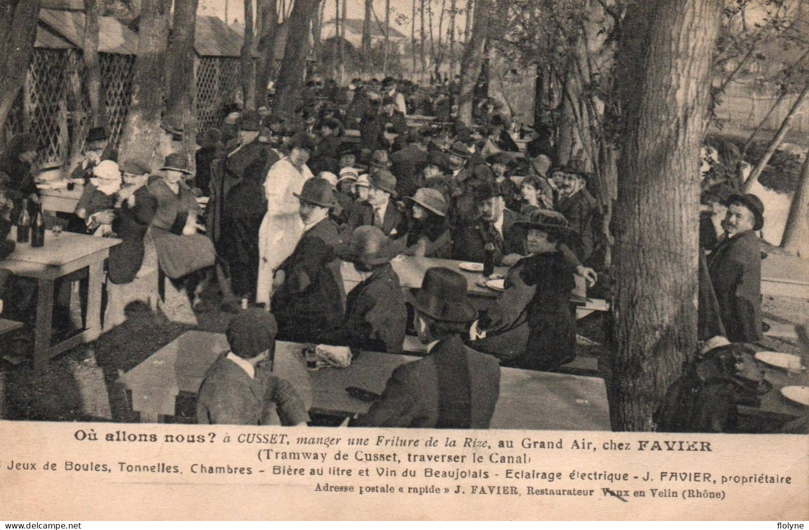 vaux en velin - cusset - le restaurant FAVIER - bar buvette auberge restaurateur