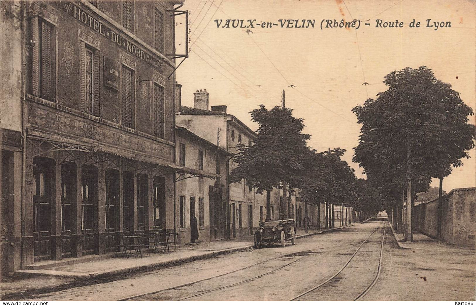 vaux en velin * la route de lyon * hôtel du nord * rails