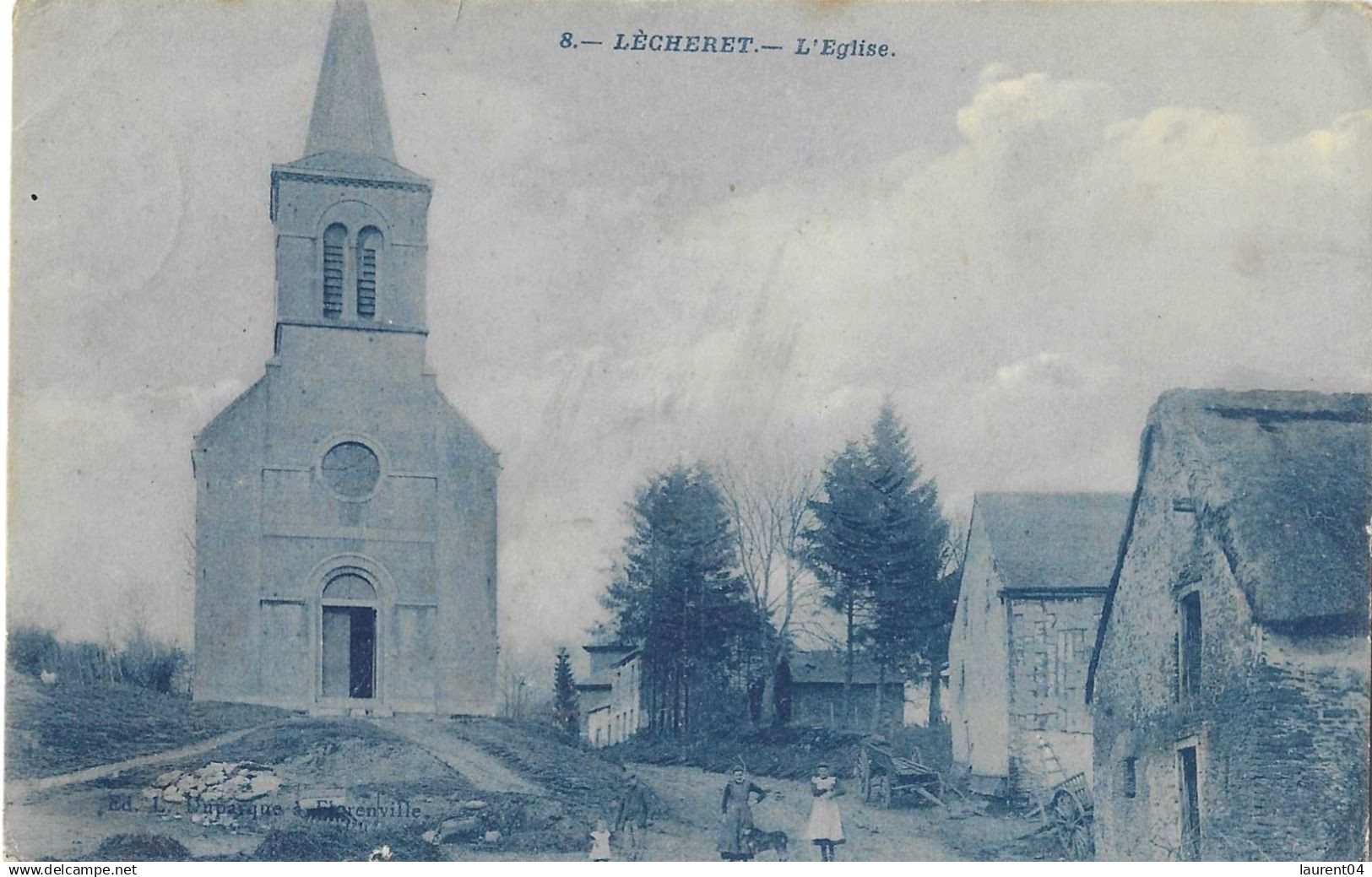 VAUX- SUR-SÛRE.   LECHERET.  L'EGLISE.    ANIMATION.jpg