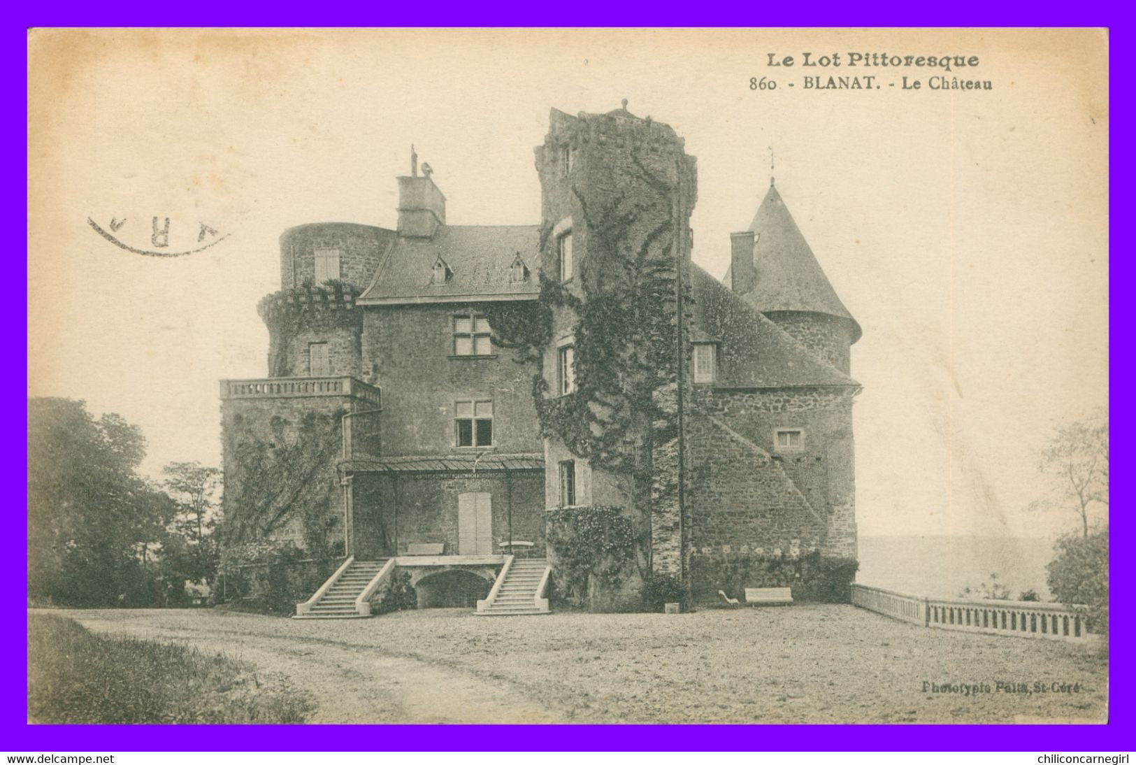 * VAYRAC - BLANAT - Le Château - Edit. PALTA - 1920