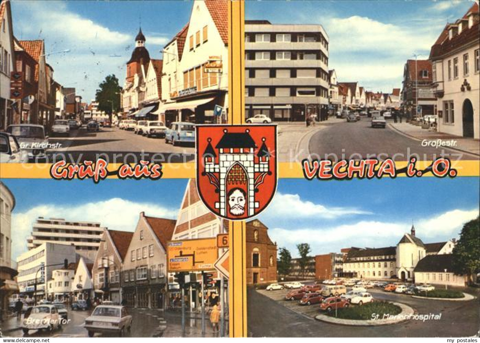 Vechta Gr Kirchstr Grossestr Bremer Tor St Marienhospital