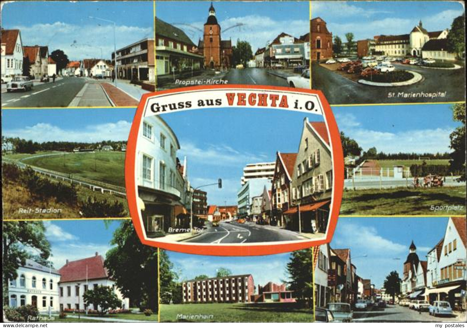 Vechta Rathaus Propsteikirche St Marienhospital Marienhain