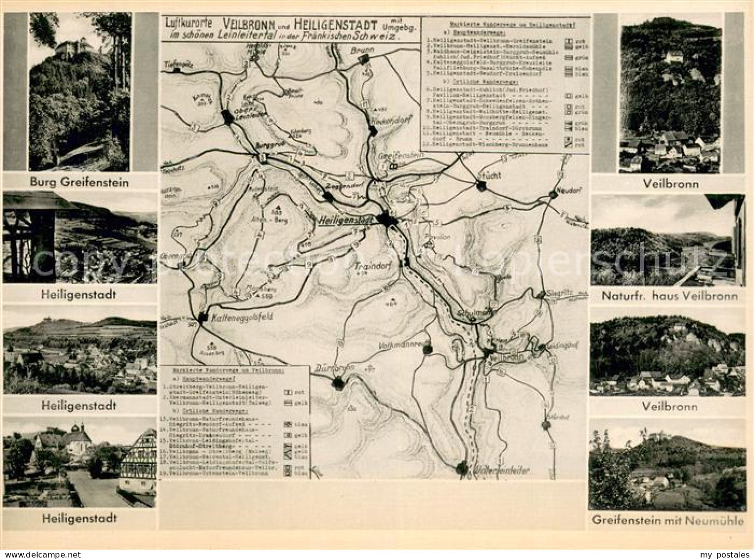 Veilbronn Heiligenstadt BAMBERG Bayern und Heiligenstadt Burg Greifenstein Natur