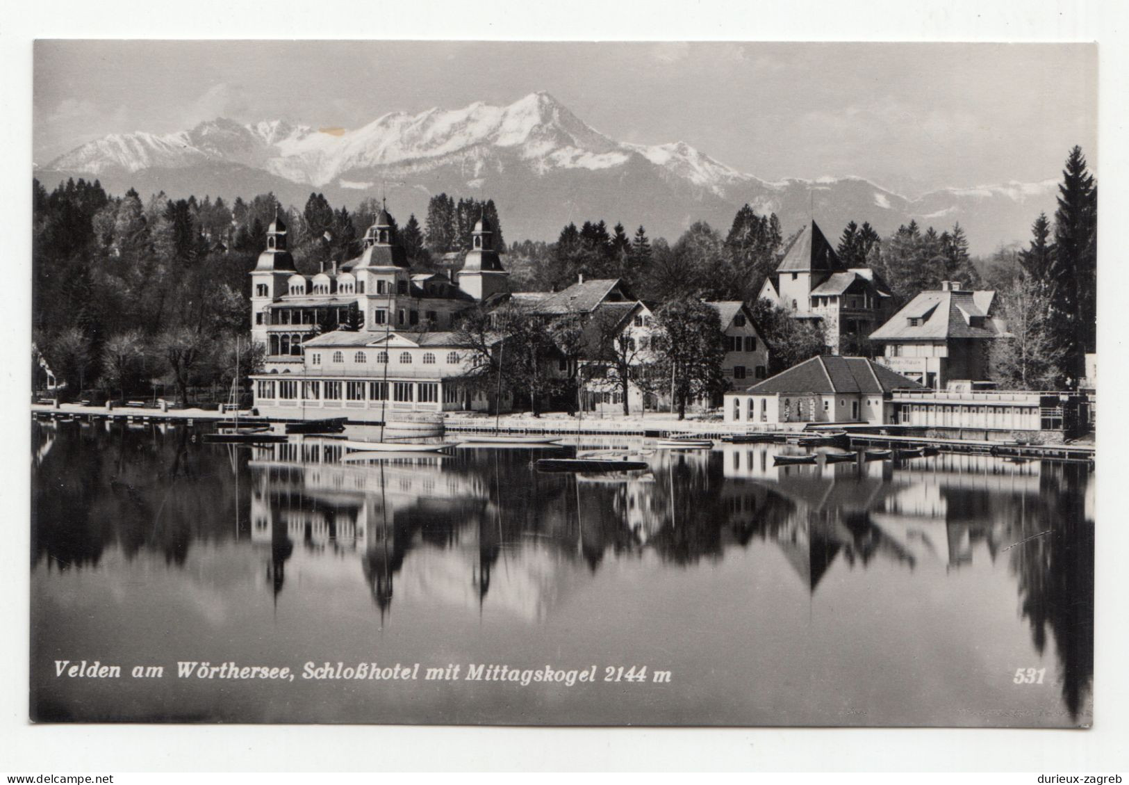 Velden am Wörthersee old postcard posted 196? b260315