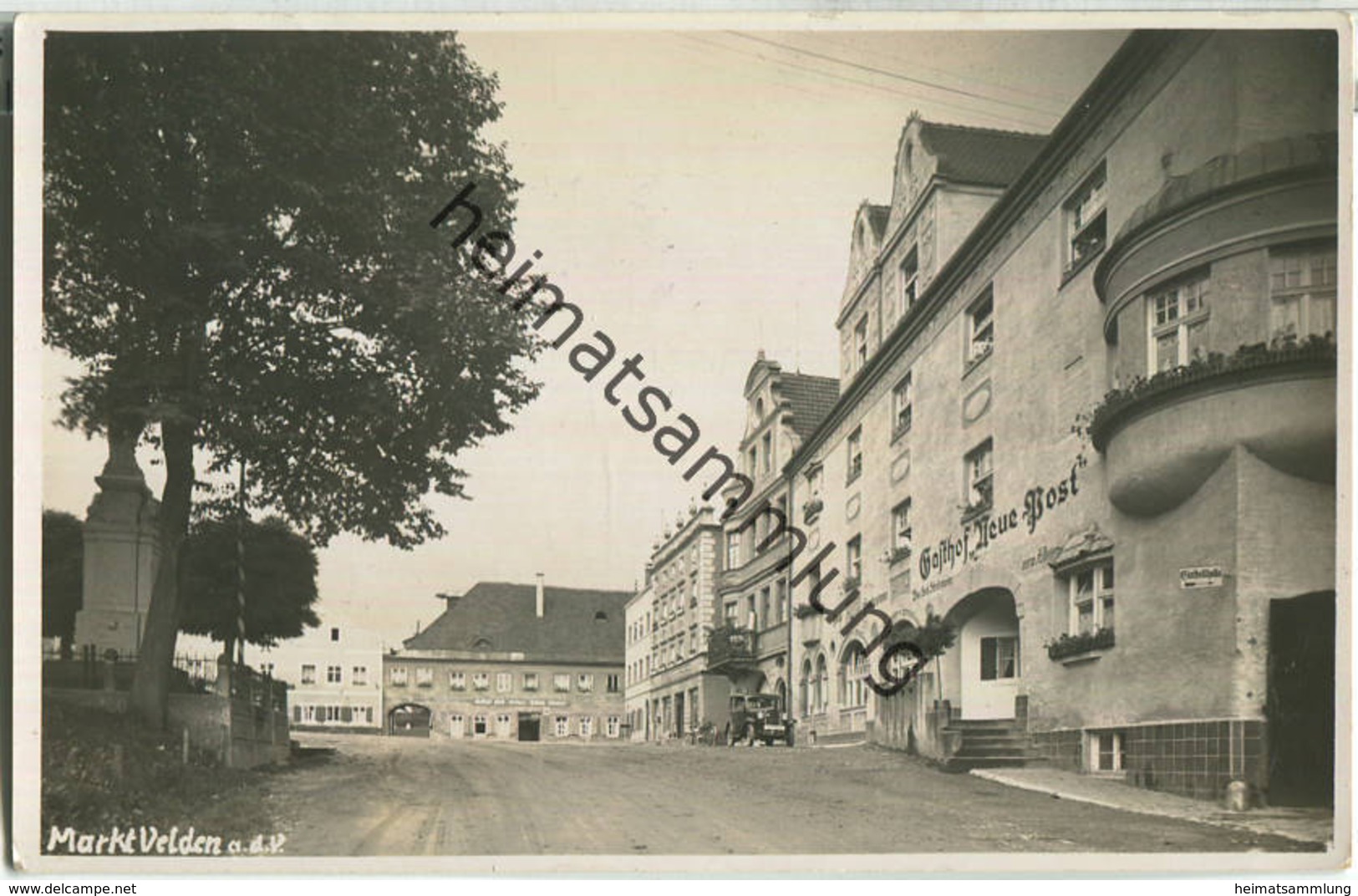 Velden an der Vils - Gasthof Neue Post - Foto-Ansichtskarte