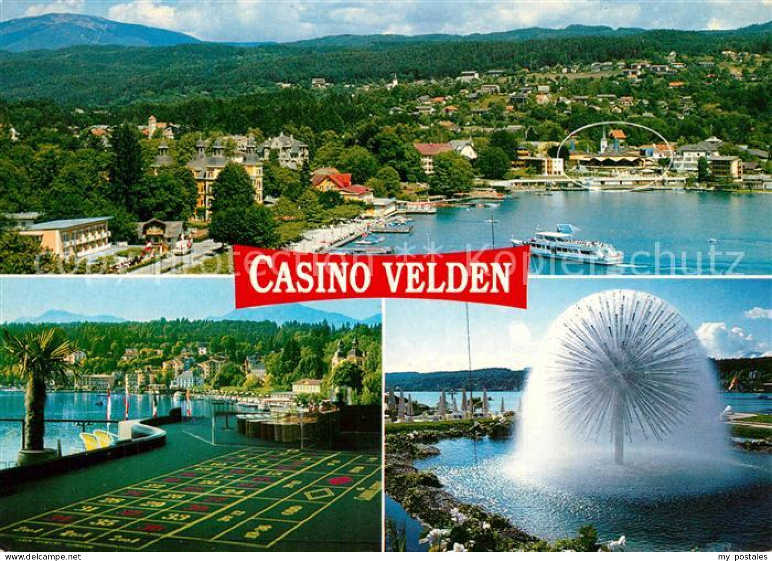 Velden Woerthersee Fliegeraufnahme Casino Velden Details
