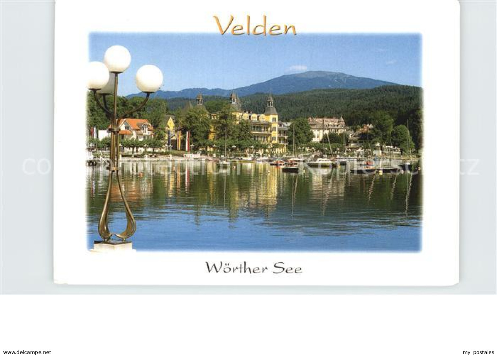 Velden Woerthersee Schloss Velden mit Gerlitzen